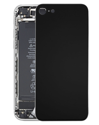 [(取り寄せ品) X4546 背面パネル/バッテリーカバー/バックカバー/バックプレート] iPhone 8G バックガラスのみ 黑
