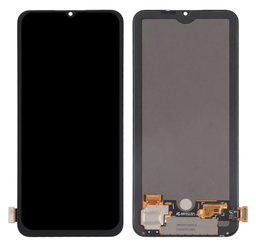 [X4558液晶/LCD] Xiaomi Mi 10 Lite 5G フロントパネル 黒