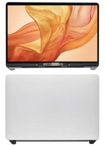 [ M2012 フルLCDスクリーン] （取り寄せ品 ）MacBook Air 13.3 inch  M1 A2337 （2020） 液晶 一体型（枠付） 銀 ｜純正組立品