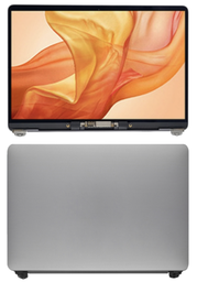 [(取り寄せ品) M2013 フルLCDスクリーン] MacBook Air 13.3 inch  M1 A2337 2020 液晶 一体型(枠付) グレー