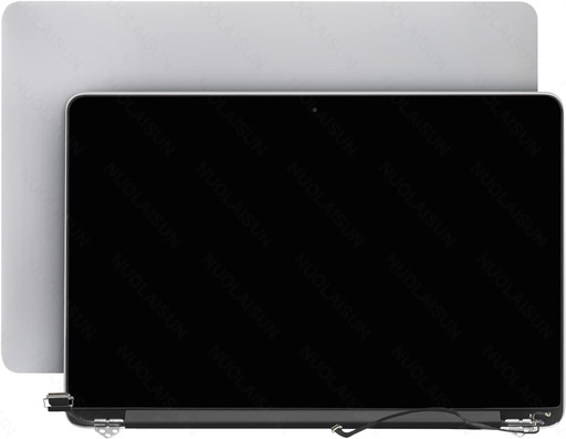 [ M2017 フルLCDスクリーン] （取り寄せ品 ）MacBook Retina 13 inch A1502 （2013） Mid （2014） 液晶 一体型（枠付） 銀 ｜純正組立品
