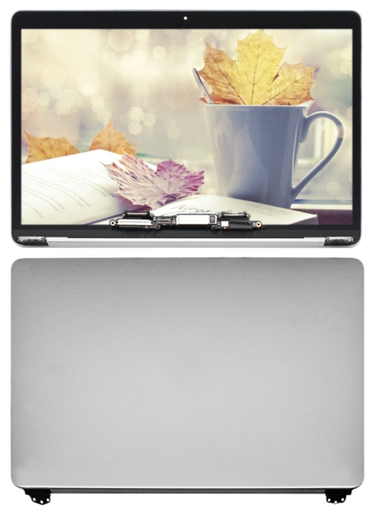 [ M2018 フルLCDスクリーン] （取り寄せ品 ）MacBook Pro 13 inch A1706｜A1708 （2016-2017） 液晶 一体型（枠付） 銀 ｜純正組立品