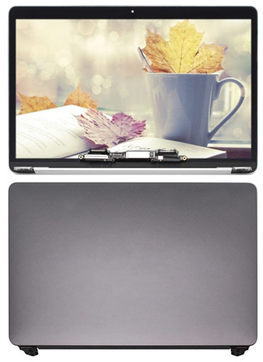 [ M2019 フルLCDスクリーン] （取り寄せ品 ）MacBook Pro 13 inch A1706｜A1708 （2016-2017） 液晶 一体型（枠付）  グレー ｜純正組立品
