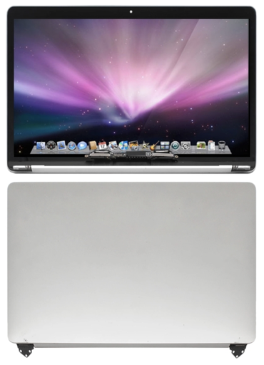[M2021 フルLCDスクリーン] （取り寄せ品）MacBook Pro 15.4 inch A1707 （2016-2017） 液晶 一体型（枠付）  銀 ｜純正組立品