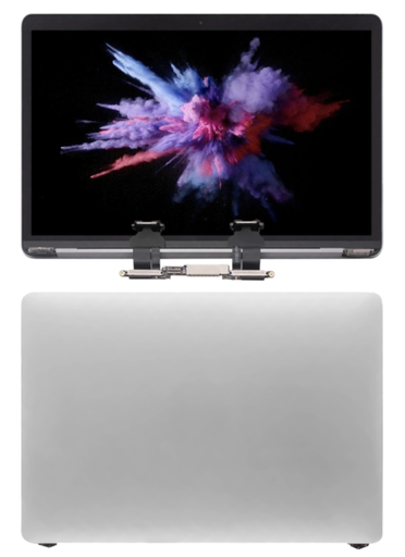 [ M2026 フルLCDスクリーン] （取り寄せ品 ）MacBook Pro 13 inch A2159 （2019） 液晶 一体型（枠付） 銀 ｜純正組立品