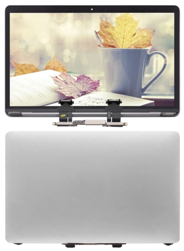 [ M2028 フルLCDスクリーン] （取り寄せ品 ）MacBook Pro 13.3 inch  A2251 （2020） 液晶 一体型（枠付） 銀 ｜純正組立品