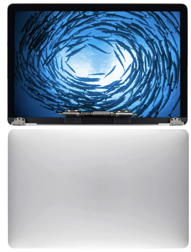 [ M2030 フルLCDスクリーン] （取り寄せ品）MacBook Pro 13.3 inch  M1 A2338 （2020） 液晶 一体型（枠付） 銀 ｜純正組立品
