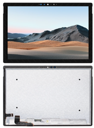 [X4595液晶/LCD]  Surface Book3 フロントパネル 黒 (13.5ｲﾝﾁ)