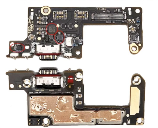 [X4638ライトニングコネクター｜充電ポート] （取り寄せ品）Xiaomi Mi Poco F4 GTドックコネクター
