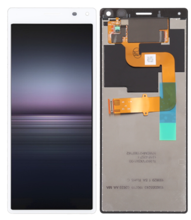 [X4722液晶｜LCD] Xperia 8｜8 Lite フロントパネル 白｜再生品