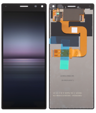 [X4723液晶｜LCD] Xperia 8｜8 Lite フロントパネル 黒｜再生品