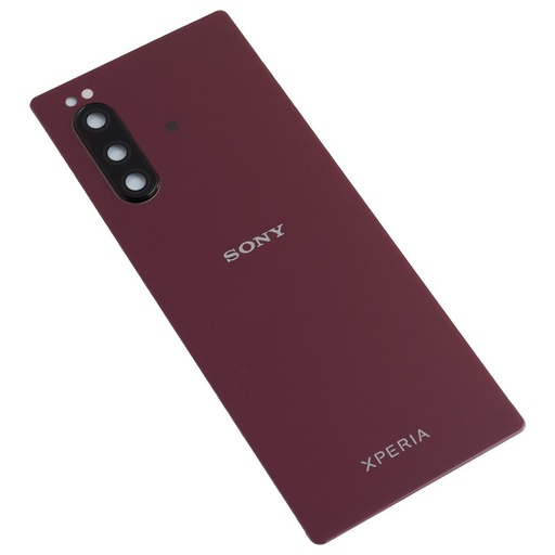 [ X4748 背面パネル｜バッテリーカバー｜バックカバー] Xperia 5 バックパネル 赤