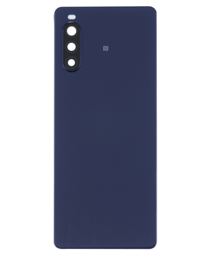[ X4757 背面パネル｜バッテリーカバー｜バックカバー] Xperia 10 II バックパネル 青