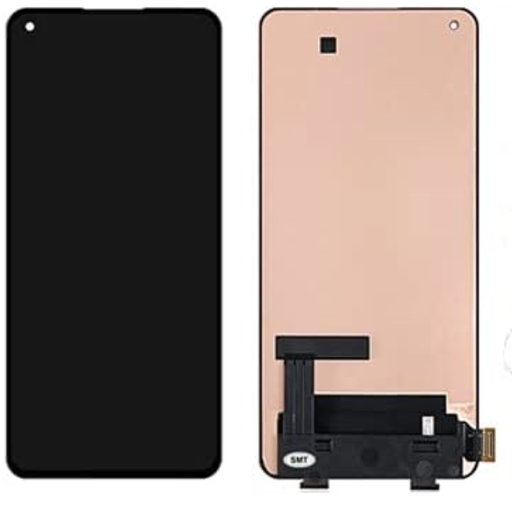 [X4783液晶｜LCD] Xiaomi Mi 11 Lite 4G｜5Gフロントパネル 黒 ｜OLED純正組立品