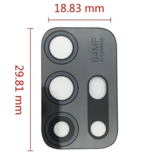 [X4784ｶﾒﾗﾚﾝｽﾞ] Motorola G30 カメラレンズ 黒