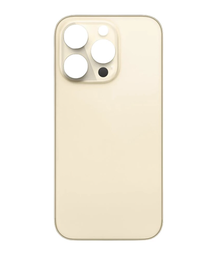 [X4814背面パネル/バッテリーカバー/バックカバー/バックプレート] iPhone 14Pro Max バックガラスのみ ゴールド