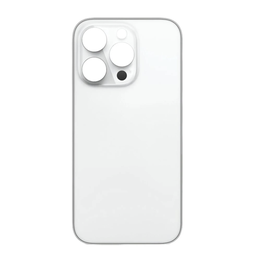 [X4815背面パネル/バッテリーカバー/バックカバー/バックプレート] iPhone 14Pro Max バックガラスのみ シルバー