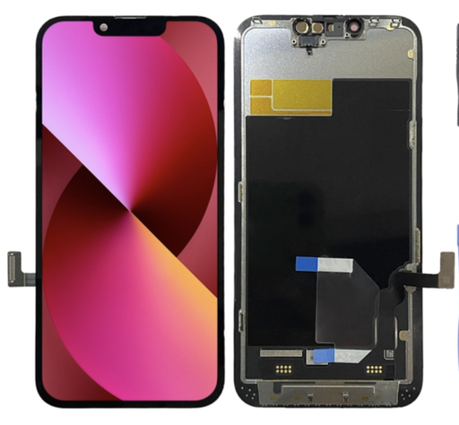 [X4830互換パネル｜液晶] iPhone 13 コピーパネル (SoftOLED) 黒 JK製