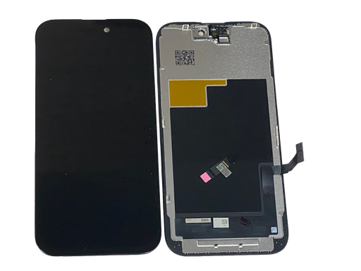 [X4838互換パネル/液晶] iPhone 15 フロントパネル 黒｜互換品 LCD HD