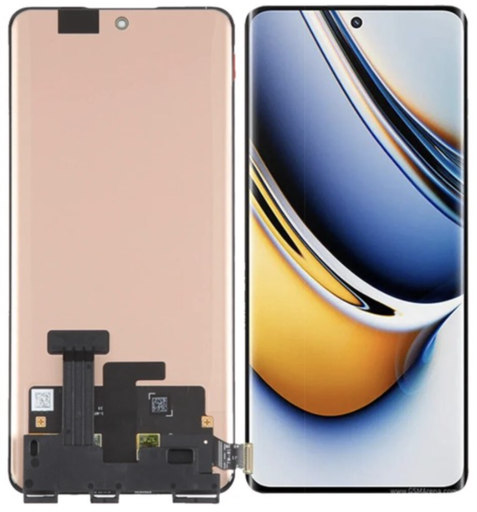 [X4841液晶｜LCD] （取り寄せ品 ）Realme 11Pro｜11Pro+ フロントパネル 黒 ｜OLED純正組立品