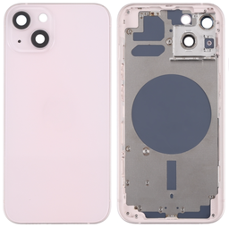 [X4844背面パネル/バッテリーカバー/バックカバー/バックプレート] iPhone 13 バックガラス(フレーム一体型) 純正取外品 ピンク
