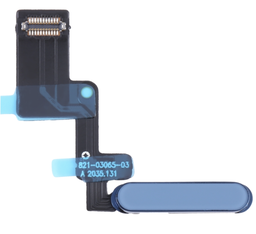 [(取り寄せ品) X4895 スリープボタンケーブル] iPad 2022 (第10世代) 電源/指紋ボタンケーブル 青