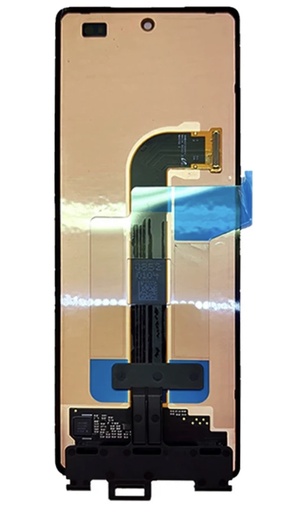 [ X5057 液晶｜LCD] （取り寄せ品 ）Galaxy Z Fold2 5G フロントパネル（小） ｜OLED再生品 黒