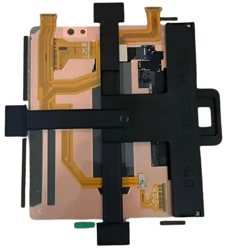 [ X5058 液晶｜LCD] （取り寄せ品 ）Galaxy Z Fold4 フロントパネル（大） ｜OLED再生品 黒