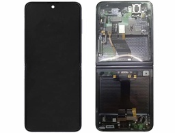 [(取り寄せ品) X5064 液晶/LCD] （取り寄せ品 ）Galaxy Z Flip5 フロントパネル(大）フレーム付き 黒