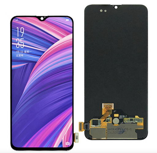 [X5194液晶｜LCD] （取り寄せ品）OPPO R17 Neo フロントパネル 黑 ｜OLED純正組立品