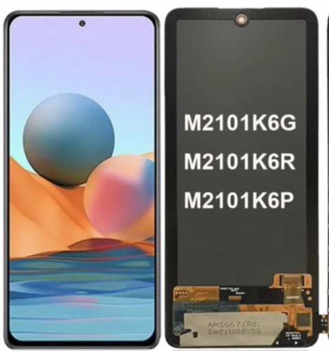[X5195液晶｜LCD] （取り寄せ品 ）Xiaomi Redmi Note 10 Pro 4G｜Redmi Note 10 Pro Max 4G フロントパネル｜再生品