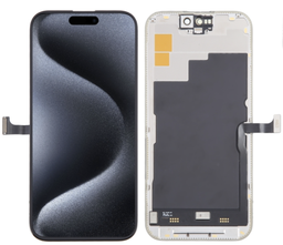 [X5202互換パネル/液晶] iPhone 15 Pro コピーパネル (SoftOLED) 黒