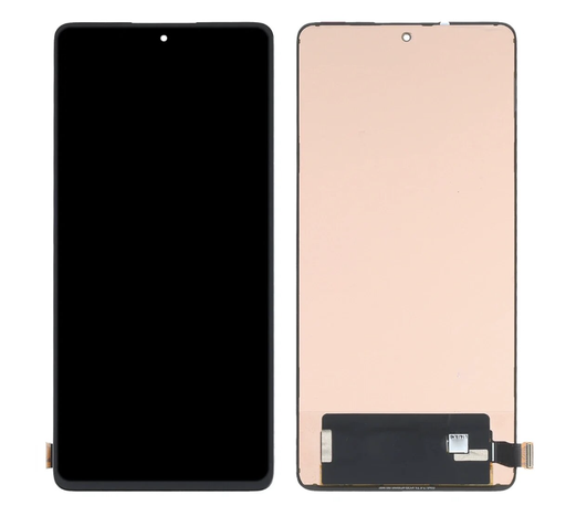[X5098液晶｜LCD] （特価品）Xiaomi Black Shark 5 Pro フロントパネル 黒 ｜OLED再生品