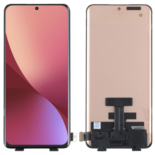 [X5112液晶｜LCD] Xiaomi 12 ｜ 12S ｜ 12X フロントパネル 黒 ｜OLED純正組立品