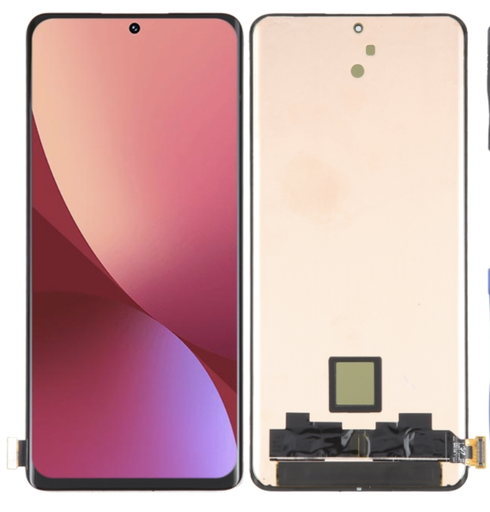 [X5115液晶｜LCD] （取り寄せ品）Xiaomi 12 Pro｜12S Pro フロントパネル 黒 ｜OLED再生品