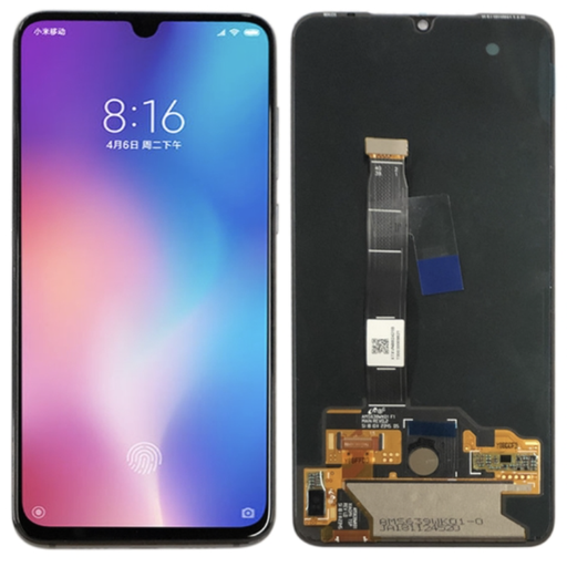 [X5124液晶｜LCD] （取り寄せ品 ）Xiaomi Mi 9｜Mi 9 Pro フロントパネル 黒 ｜OLED再生品