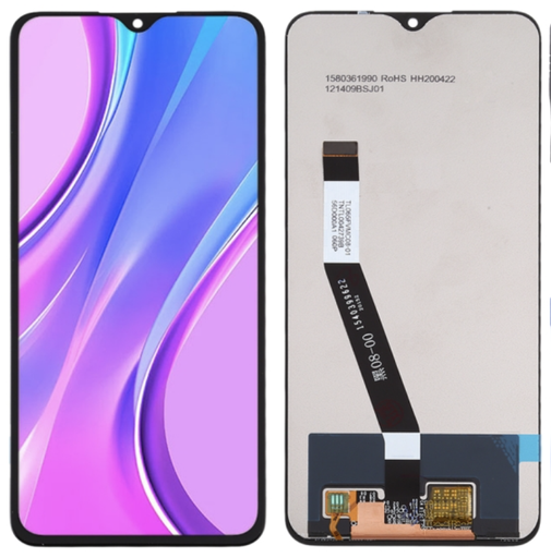 [X5128液晶｜LCD] （取り寄せ品）Xiaomi Redmi 9｜9 Prime｜Poco M2 フロントパネル 黒｜再生品