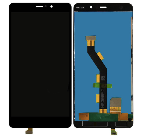 [ X5141液晶｜LCD] （取り寄せ品 ）Xiaomi Mi 5S Plus フロントパネル 黒｜再生品