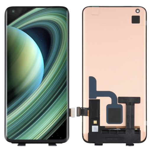 [X5153液晶｜LCD] （取り寄せ品 ）Xiaomi Mi 10 Ultra フロントパネル 黒 ｜OLED純正組立品