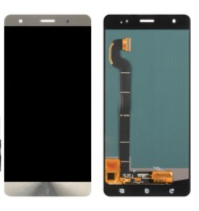 [X5275液晶｜LCD] （特価品）ASUS Zenfone３Deluxe (ZS570KL) フロントパネル 金｜再生品