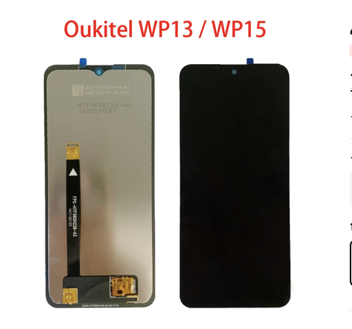 [X5355液晶｜LCD] OUKITEL WP13｜WP15 フロントパネル｜再生品