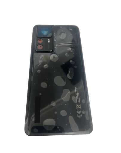 [X5396背面パネル｜バッテリーカバー｜バックカバー] Xiaomi 12T Pro バックパネル 黒