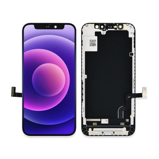 [X5426互換パネル｜液晶] iPhone 12mini フロントパネル 黒｜互換品 LCD FHD JK製