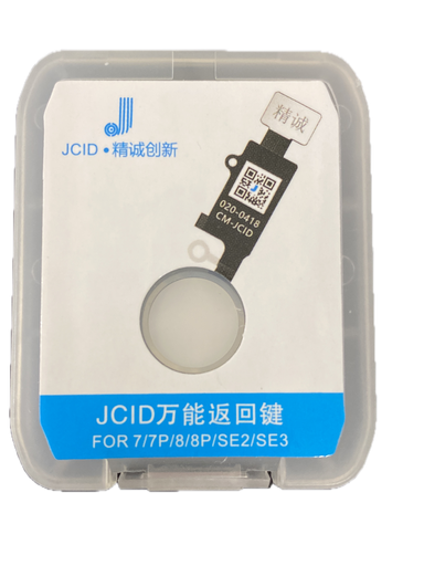 [X2409ﾎｰﾑﾎﾞﾀﾝ] iPhone 7G｜7P｜8G｜8P｜SE2｜SE3 感圧式ホームボタン 銀｜JCID製