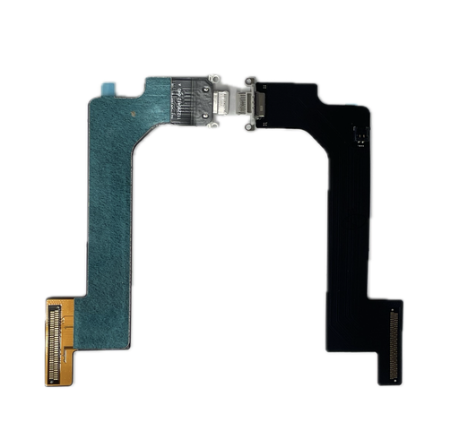 [X5489ライトニングコネクター｜充電ポート] iPad 2022(第10世代) ドックコネクター Wi-Fi 銀 取り外し品