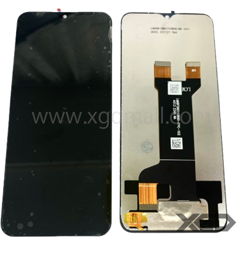 [X5570液晶｜LCD] ZTE Libero 5G lV（A302ZT ）フロントパネル 黒｜再生品