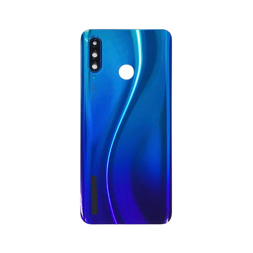 [X5572背面パネル｜バッテリーカバー｜バックカバー] HUAWEI P30 lite バックパネル 青