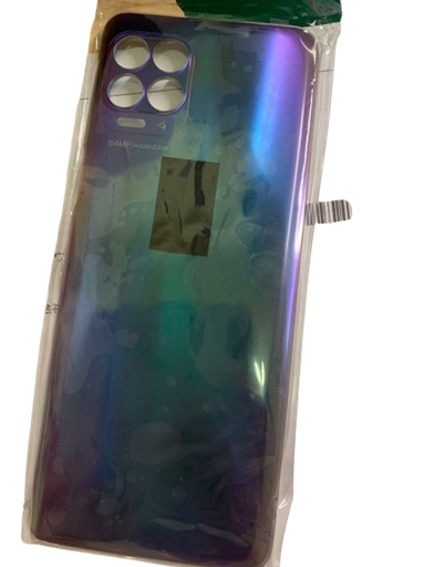 [X5749背面パネル｜バッテリーカバー｜バックカバー] Motorola Moto G100 バックパネル - 青