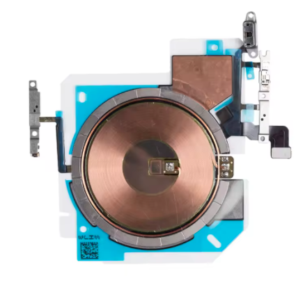 [X5783] iPhone 14Pro Max Qi充電コイル＆パワーボリュームフレックスケーブル