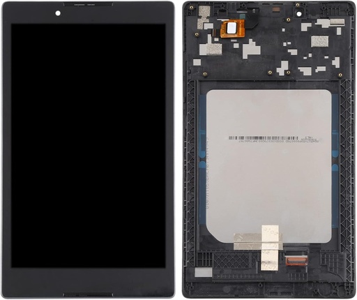 [X5803液晶｜LCD] （取り寄せ品 ）Lenovo TAB 3 （8インチ） フロントパネル 黒 枠付き｜再生品